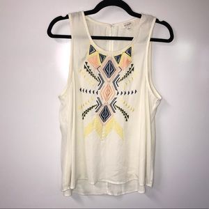 Umgee Embroidered Tank Top